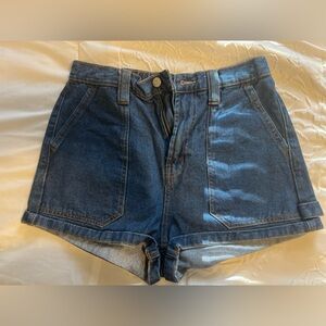 Wild Fable High Waisted Denim Shorts Elastic Band Waist